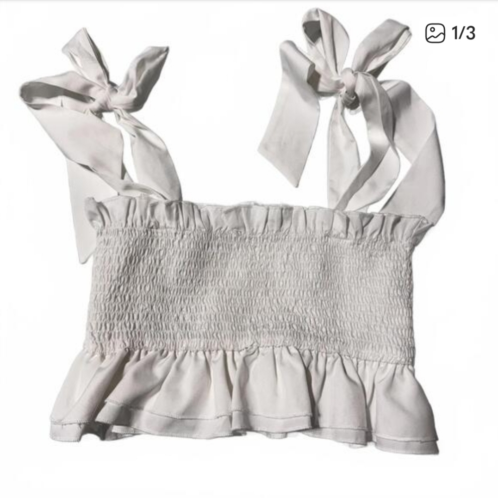 Pretty Girl Moment Smocked Top from Fashion Nova